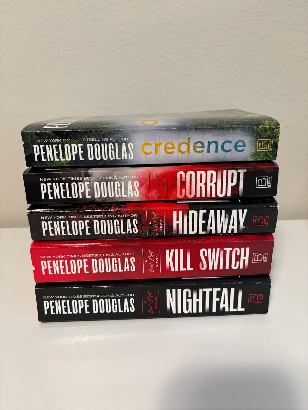 Penelope Douglas Devil's Night Series + Credence 5 Book Bundle